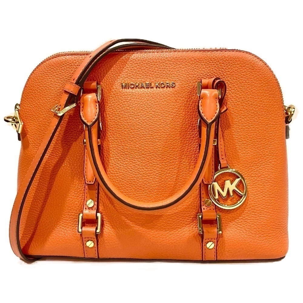 LIKE NEW — Michael Kors Bedford Legacy Satchel in Melon
